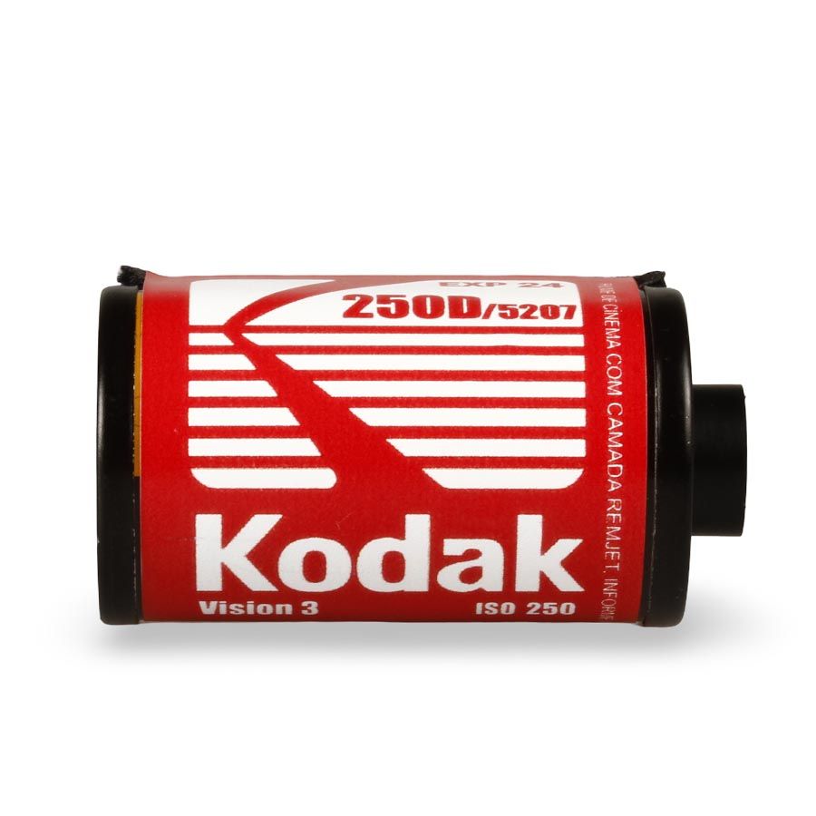 Filme fotográfico 35mm Kodak VISION3 250D/5207 ISO 250 Colorido 24 poses (REBOBINADO)