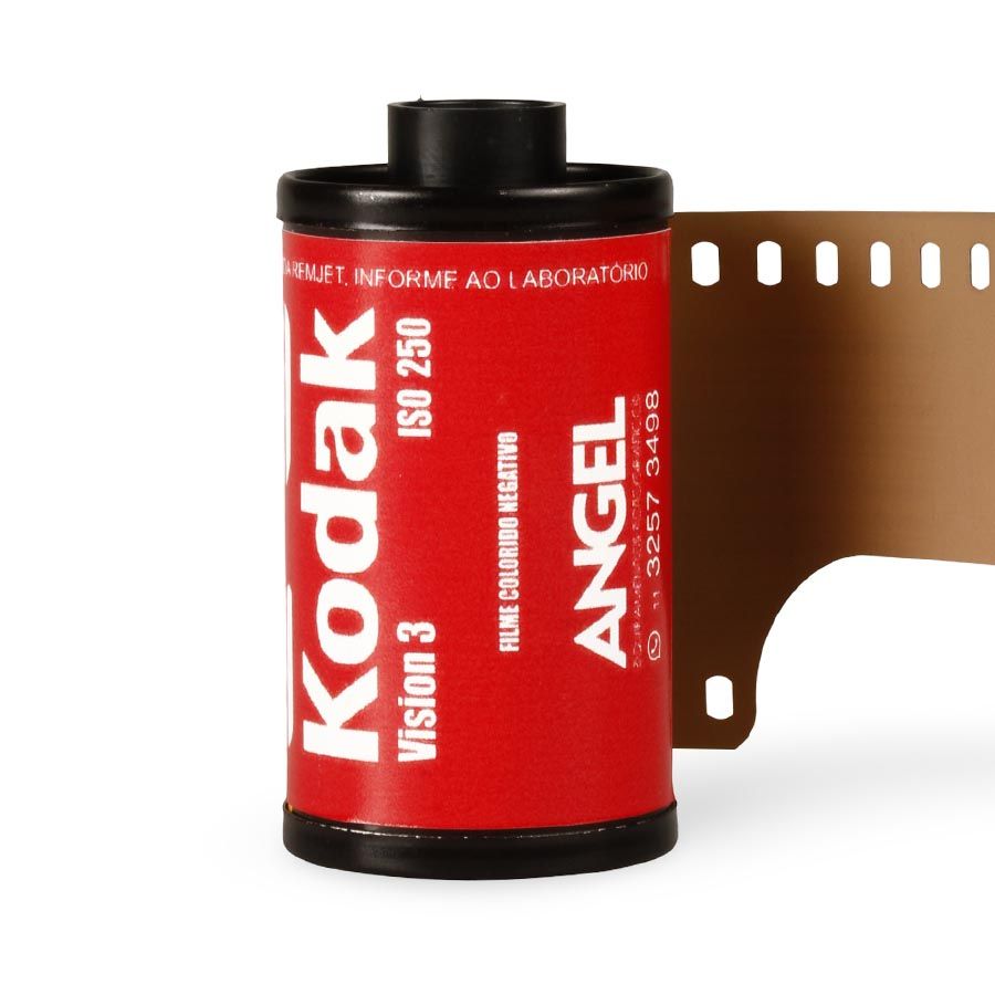Filme fotográfico 35mm Kodak VISION3 250D/5207 ISO 250 Colorido 24 poses (REBOBINADO)