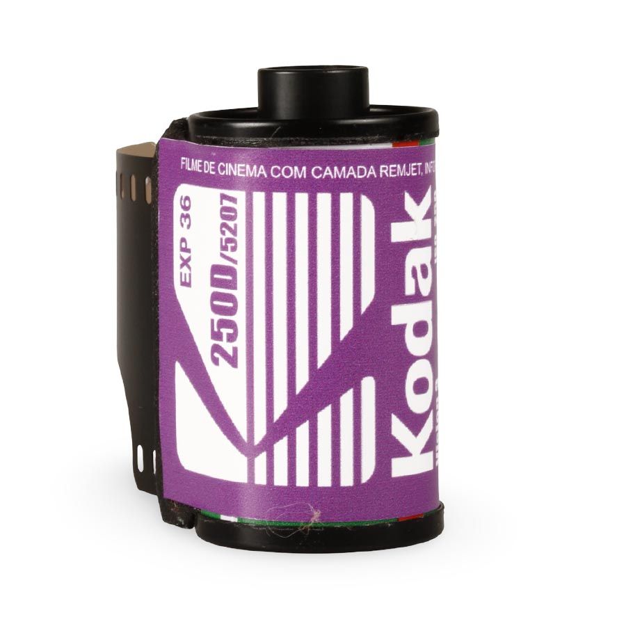 Filme fotográfico 35mm Kodak VISION3 250D/5207 ISO 250 Colorido 36 poses (REBOBINADO)