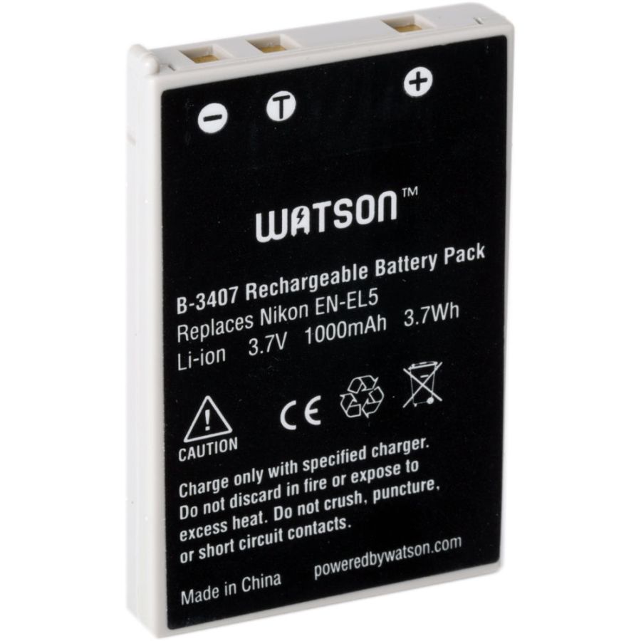 Bateria recarregável Watson EN-EL5 para Nikon (B-3407)