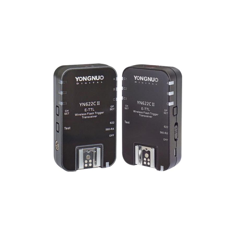 Radio Flash TTL Yongnuo YN-622N II i-TTL para Nikon - Kit com 2 transceptores