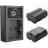 Carregador duplo SmallRig 3822 com duas baterias NP-W235