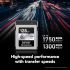 Cartão CFexpress Tipo B Lexar Silver 128GB - 1750MB/S
