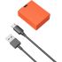 Bateria recarregável SmallRig 5088 NP-W126S USB-C (Laranja)