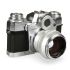 Câmera analógica 35mm Zeiss ikon Contarex I (Bullseye) com lente Planar 55mm f1.4 - USADA