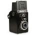 Câmera analógica TLR Lubitel 2 - Decoração