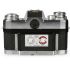 Câmera analógica 35mm Zeiss ikon Contarex I (Bullseye) com lente Planar 55mm f1.4 - USADO
