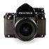 Câmera analógica médio formato Pentax 67 com lente 55mm f4 - USADA