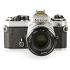 Câmera analógica 35mm Nikon FE com lente AI 50mm f1.8 - USADO (J0413C)