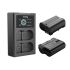 Carregador duplo SmallRig 3820B com duas baterias EN-EL15