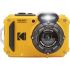 Câmera compacta Kodak PIXPRO WPZ2 à prova d'água (AMARELO) - kit com 2 baterias e cartão de 16GB