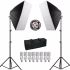 Kit de Iluminação contínua Greika ATENA PK-SB01 com 8 lâmpadas (110V)