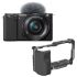 Câmera mirrorless Sony ZV-E10 com lente PZ E 16-50mm OSS + Gaiola SmallRig 3538B