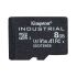Cartão microSDHC Kingston Industrial 8GB - 100MB/s (com adaptador SD)
