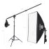 Kit de Iluminação Greika SB-04 com 3 softbox 50x70 (sem lampada)