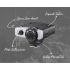 Flash retrô Godox Lux Junior para câmeras fotográficas