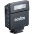 Flash retrô compacto Godox iM22 para câmeras fotográficas