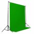 Fundo infinito de tecido Greika FV003-1016 para vídeo e fotografia em estúdio - 3x5 metros (VERDE CROMAKEY)