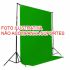 Fundo infinito de tecido Greika FV003-1016 para vídeo e fotografia em estúdio - 3x5 metros (VERDE CROMAKEY)
