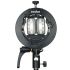 Suporte para flash speedlite Godox S2 com montagem Bowens