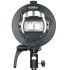 Suporte para flash speedlite Godox S2 com montagem Bowens