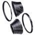 Kit universal de anéis adaptadores K&F Concept (Step Up + Step Down) 37-82 para filtro de lente (18 peças)