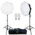 Kit de Iluminação contínua Greika AGATA III com 2 lâmpadas (220V)