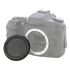 Kit com tampas de proteção (traseira da lente + corpo da câmera) para Canon EOS EF / EF-S