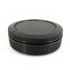 Kit com tampas de proteção (traseira da lente + corpo da câmera) para Canon EOS RF / RF-S