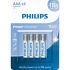 Pilha alcalina Philips AAA LR03P4B/59 - cartela com 4 unidades