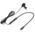 Microfone de lapela Boya BY-M2 para dispositivos iOS com conector lightining