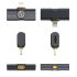 Microfone de lapela sem fio Hollyland Lark M2 Duo Combo (duplo)