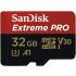 Cartão microSDHC Sandisk Extreme PRO UHS-I 32GB - 100MB/s (com adaptador SD)