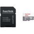 Cartão microSDXC Sandisk UHS-I Ultra 64GB - 100MB/s (com adaptador SD)