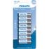 Pilha alcalina Philips AA LR6P16B/59 cartela com 16 unidades