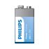 Pilha alcalina Philips 9V 6LR61P1B/59