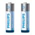 Pilha alcalina Philips AA LR6P12S/59 - cartela com 2 unidades