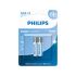 Pilha alcalina Philips AAA LR03P12S/59 - cartela com 2 unidades