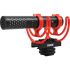 Microfone shotgun Rode VideoMic GO II com montagem em sapata de câmera