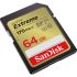 Cartão SDXC SanDisk Extreme UHS-I 64GB - 170MB/s (V30)
