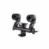 Soquete duplo Greika YL-104 para lâmpada E27 com suporte para sombrinha (bivolt)