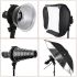 Suporte para flash dedicado Tipo-S com encaixe Bowens