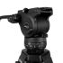 Tripé Kingjoy VT-2100L + VT-3530 com cabeça para vídeo - Suporta até 15 kg