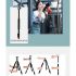 Tripé monopé Weifeng WF WT-628 com cabeça de esfera + suporte para smartphone