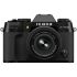 Câmera mirrorless Fujifilm X-T50 com 15-45mm (PRETO)