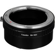 Anel Adaptador Fotodiox FONIKFSNYE (Lente Nikon F em câmera Sony E)