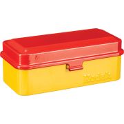 Estojo de a&ccedil;o Kodak para rolos de filme 35mm e 120 (AMARELO E VERMELHO)