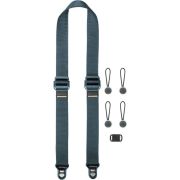 Alça de pescoço Peak Design Slide Lite SLL-AS-3 com sistema de liberação rápida (AZUL)