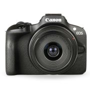 Câmera mirrorless Canon EOS R100 com lente RF-S 18-45mm IS STM - USADO