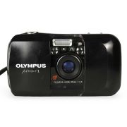 Câmera analógica compacta 35mm Olympus mju 1 (PRETO) - USADO